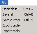" FILE " menu